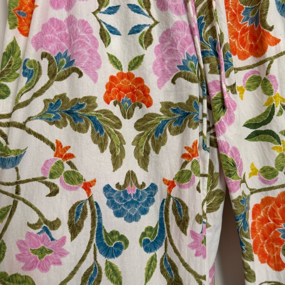 Zara Floral Print Women's Pants - Picture 4 of 5